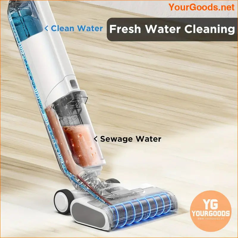 UltraLight Cordless Wet Dry Vacuum Mop for All Floors - YourGoods Online Shop