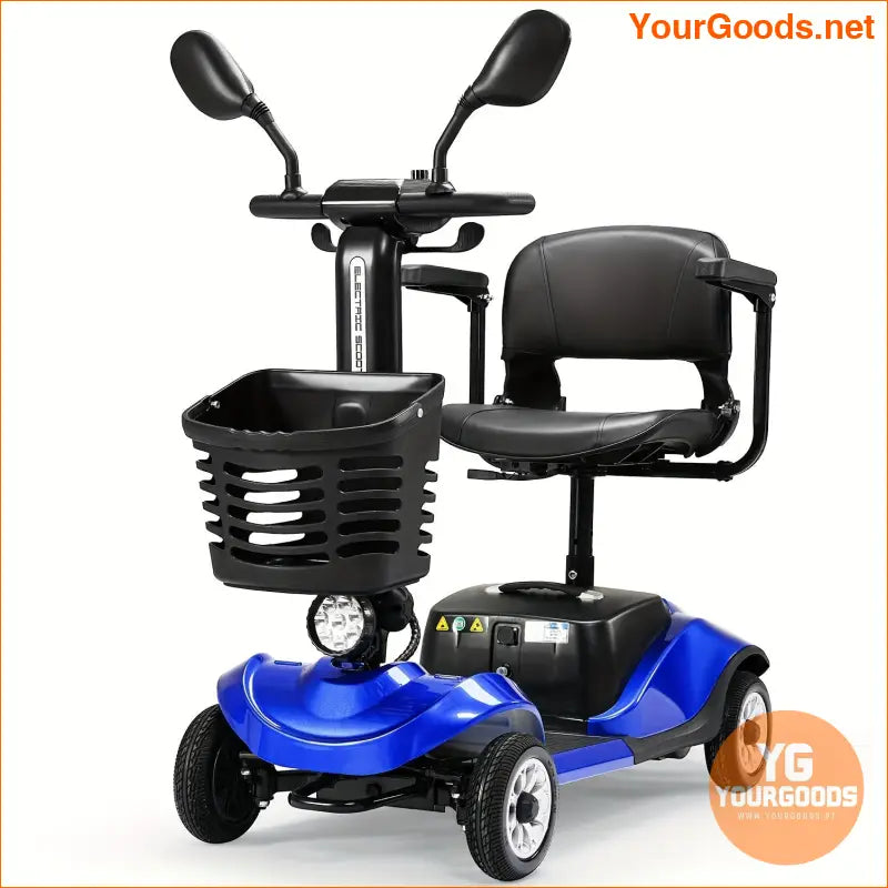 UltraPortable 4Wheel Electric Mobility Scooter with Extended Range - YourGoods Online Shop