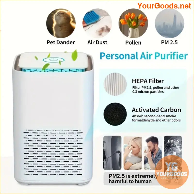 UltraPortable CompactPro HEPA Air Purifier for Pet Owners - YourGoods Online Shop