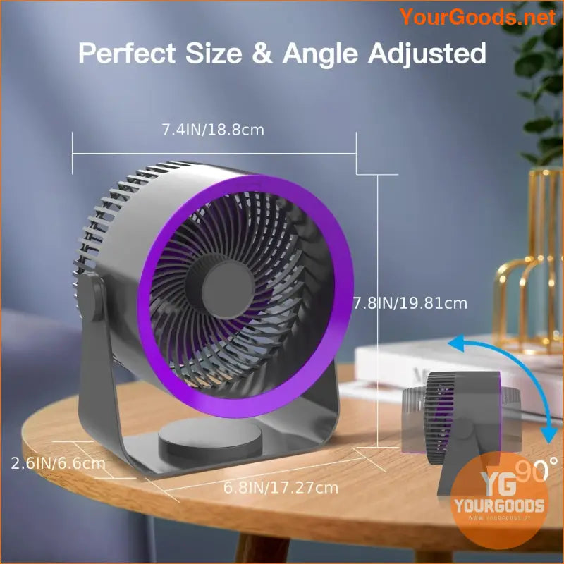 UltraQuiet 9 Air Circulator Fan with 3 Speed Settings - YourGoods Online Shop