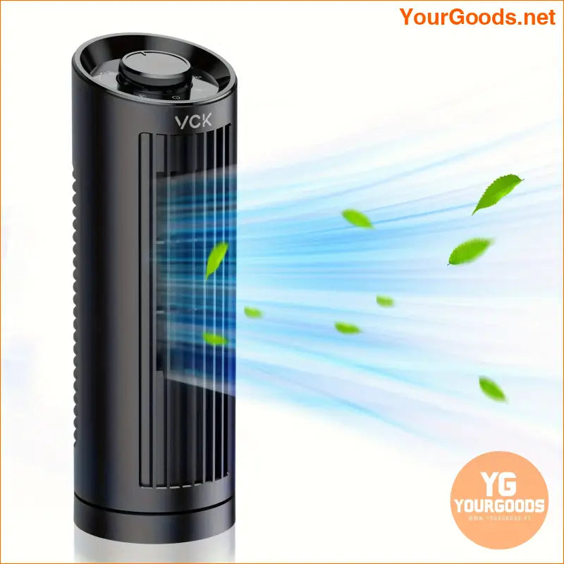 UltraQuiet Bladeless Tower Fan with Wide Oscillation - YourGoods Online Shop