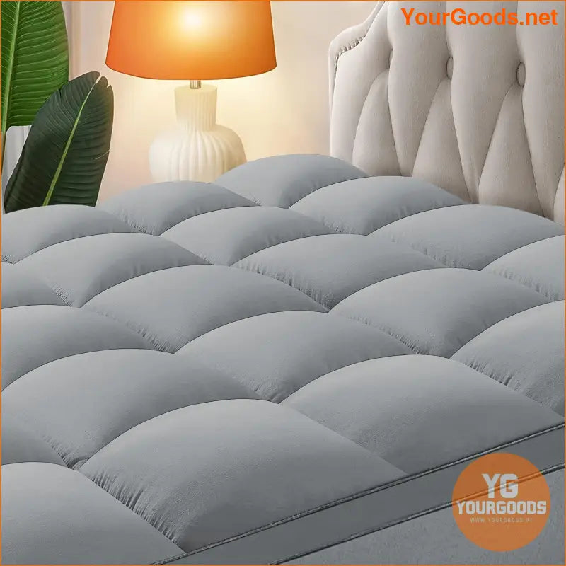 UltraThick Cooling Plush Mattress Topper Ultimate Comfort - YourGoods Online Shop