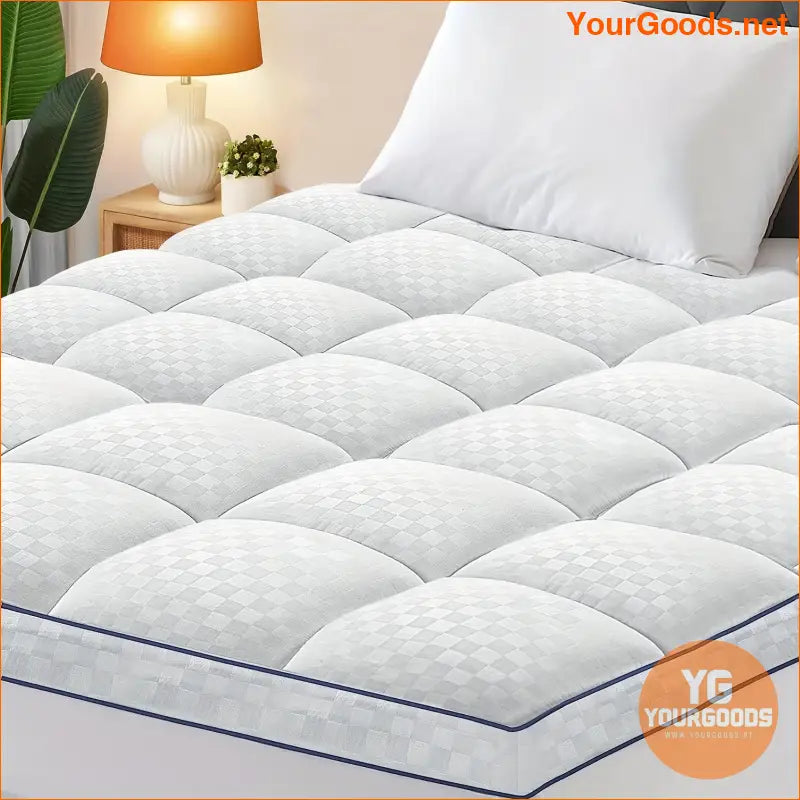 UltraThick Cooling Plush Mattress Topper Ultimate Comfort - YourGoods Online Shop