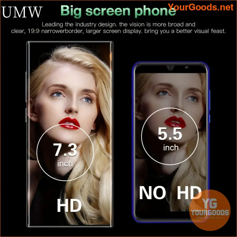 UMW 73 4G Smartphone 8256GB 6500mAh HD Screen - YourGoods Online Shop