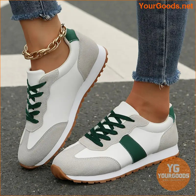 Unisex Casual Sneakers, Lightweight And Breathable, Soft Insole Lacing Closure Suitable For Walking, Running, And Daily Wear - YourGoods Online Shop