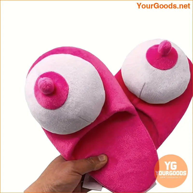 Unisex Funny Plush Reproductive Organ Slippers - YourGoods Online Shop