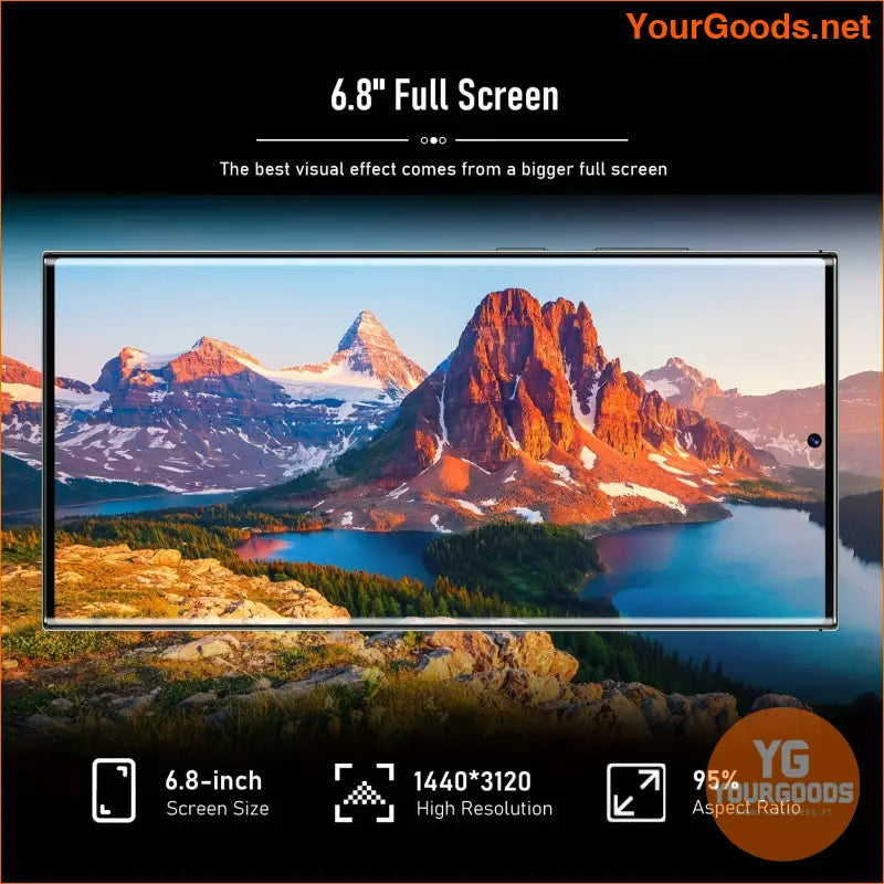 Unlocked 5G Smartphone 8GB256GB 68 50MP Camera - YourGoods Online Shop