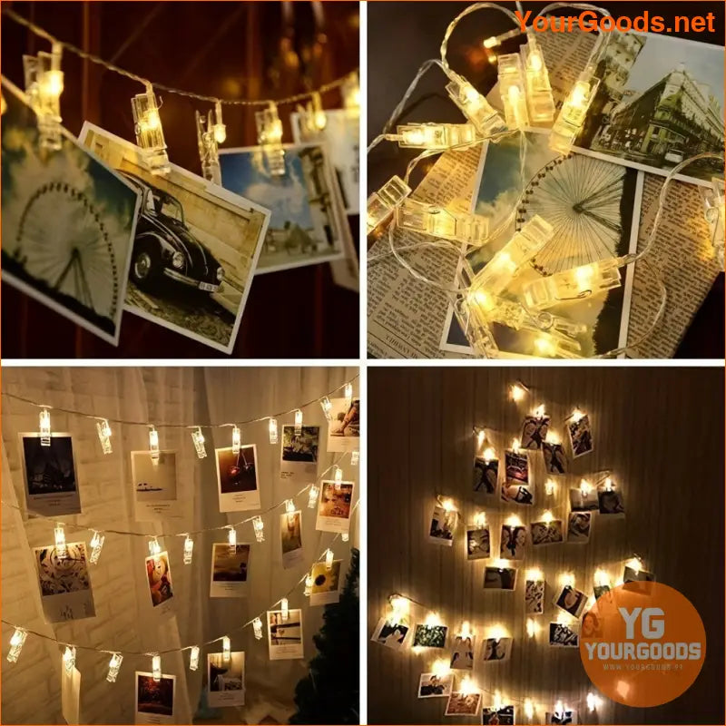 USB LED Photo Clip Fairy Lights with Remote Control - YourGoods Online Shop