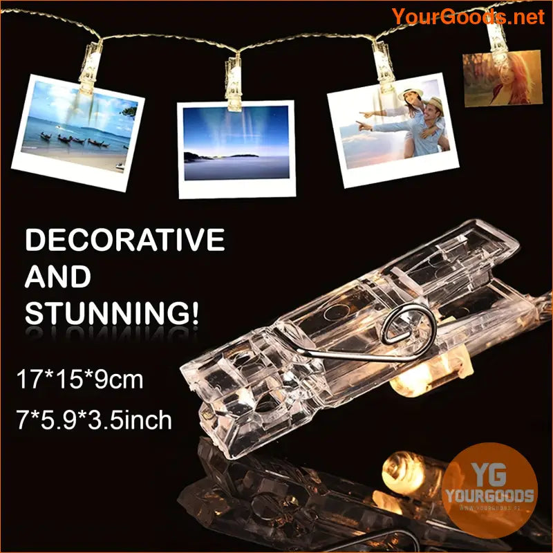 USB LED Photo Clip Fairy Lights with Remote Control - YourGoods Online Shop