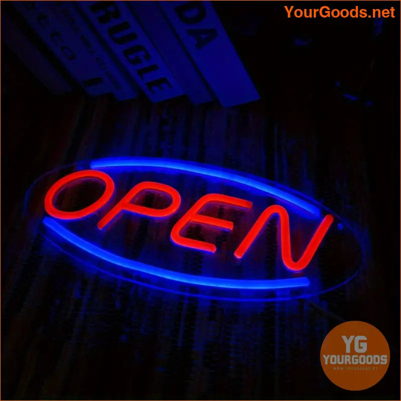 USB Powered Vibrant Neon Open Sign Decor - YourGoods Online Shop