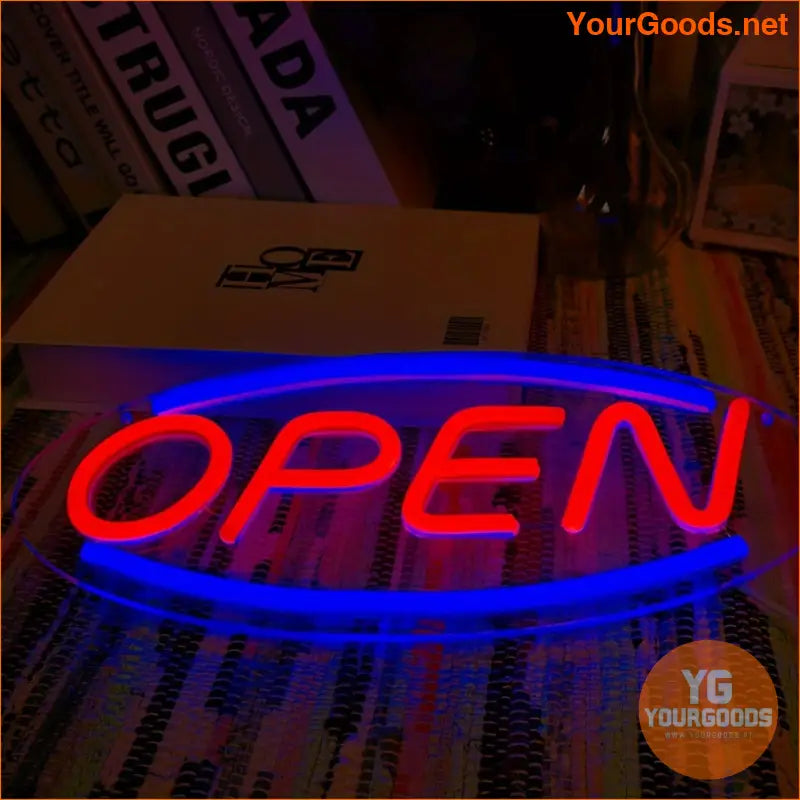 USB Powered Vibrant Neon Open Sign Decor - YourGoods Online Shop