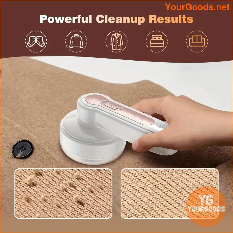 USB Rechargeable Fabric Shaver – Portable Lint & Pilling Remover - YourGoods Online Shop