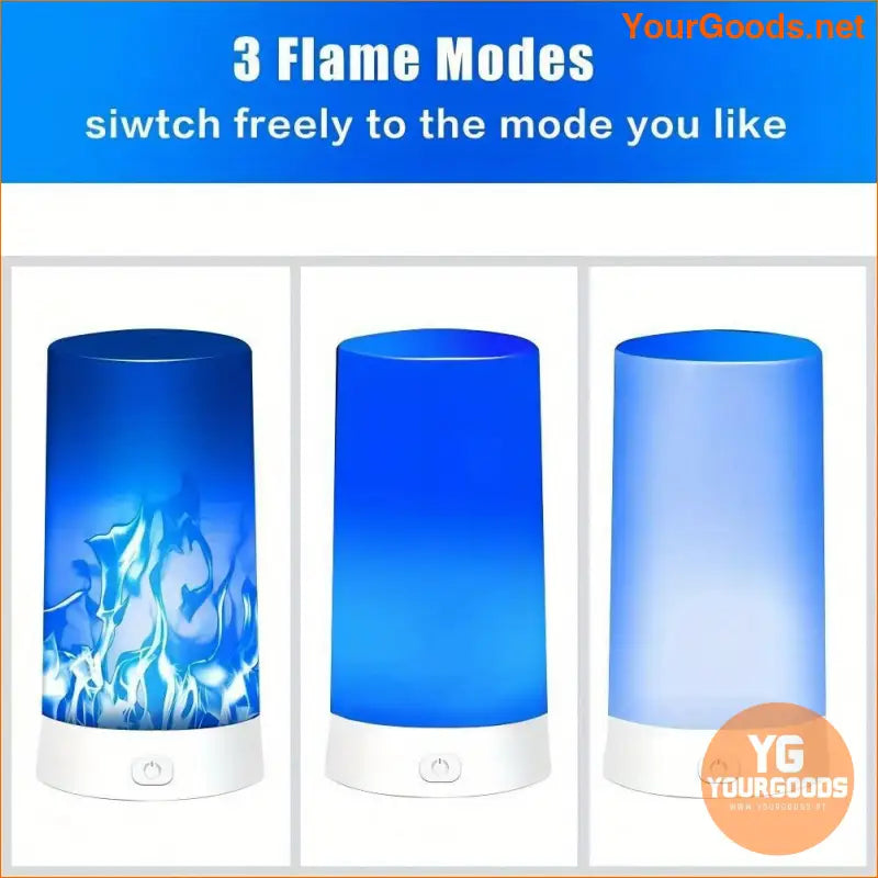 USB Rechargeable Flame Effect LED Light with Remote - YourGoods Online Shop