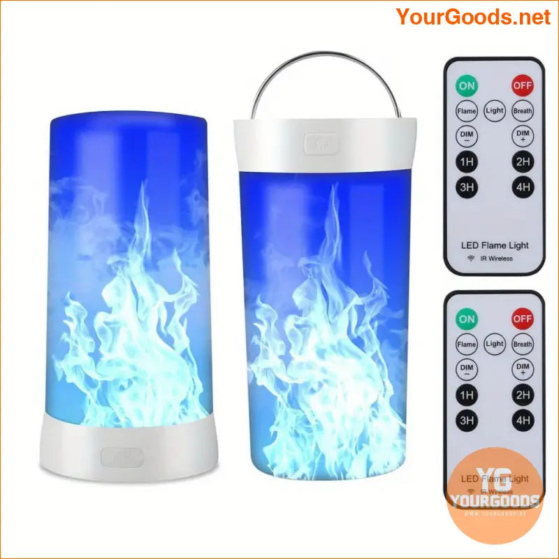 USB Rechargeable Flame Effect LED Light with Remote - YourGoods Online Shop