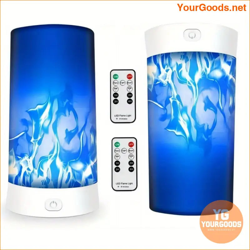 USB Rechargeable Flame Effect LED Light with Remote - YourGoods Online Shop