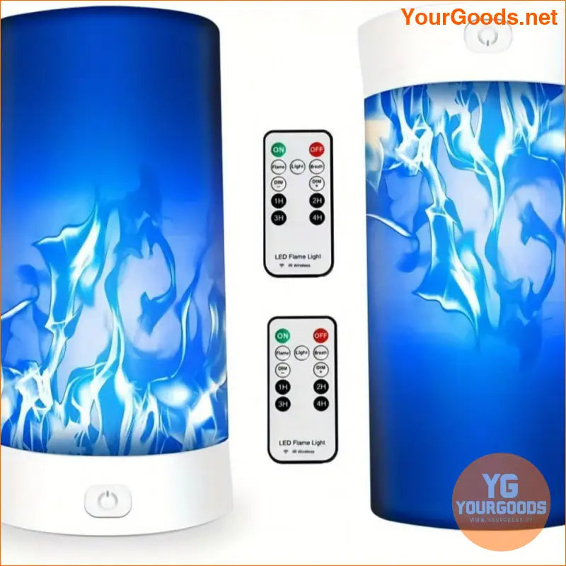 USB Rechargeable Flame Effect LED Light with Remote - YourGoods Online Shop