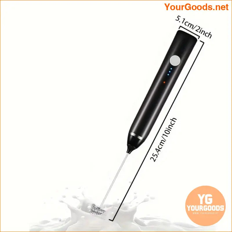 USB Rechargeable Handheld Milk Frother 3Speed Electric Foamer - YourGoods Online Shop