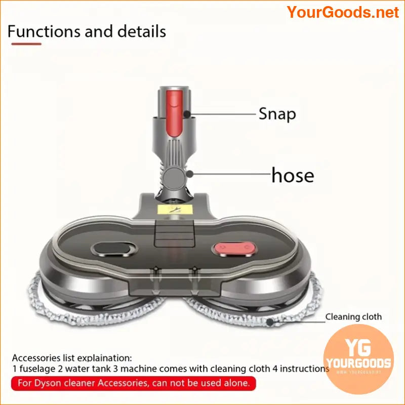 V7V11 Vacuum Cleaner Wet Dry Mop Head Accessory - YourGoods Online Shop