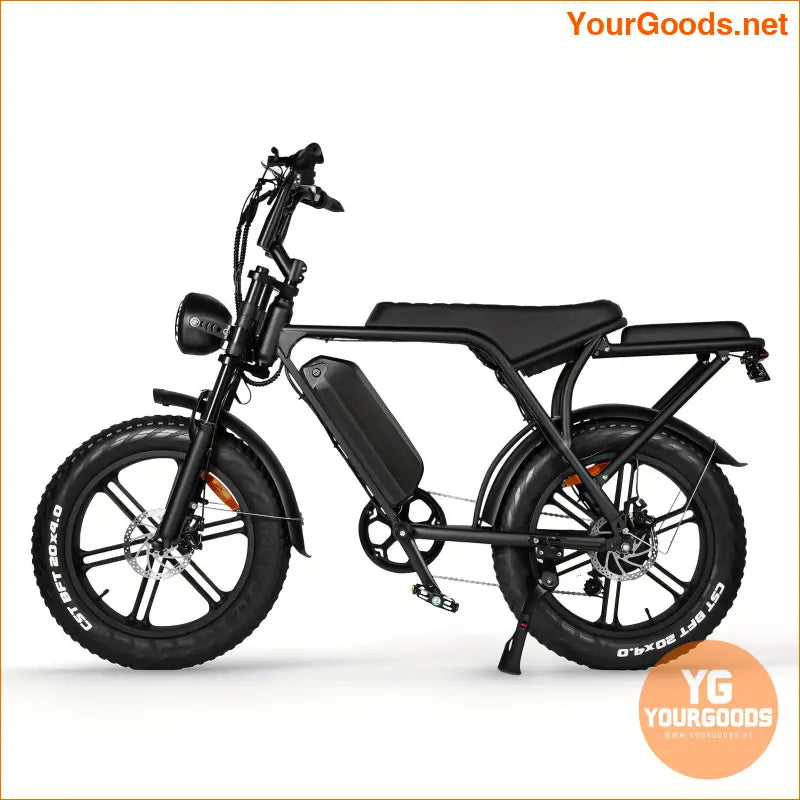 V8 750W Electric Mountain Bike with 20 Fat Tires - YourGoods Online Shop