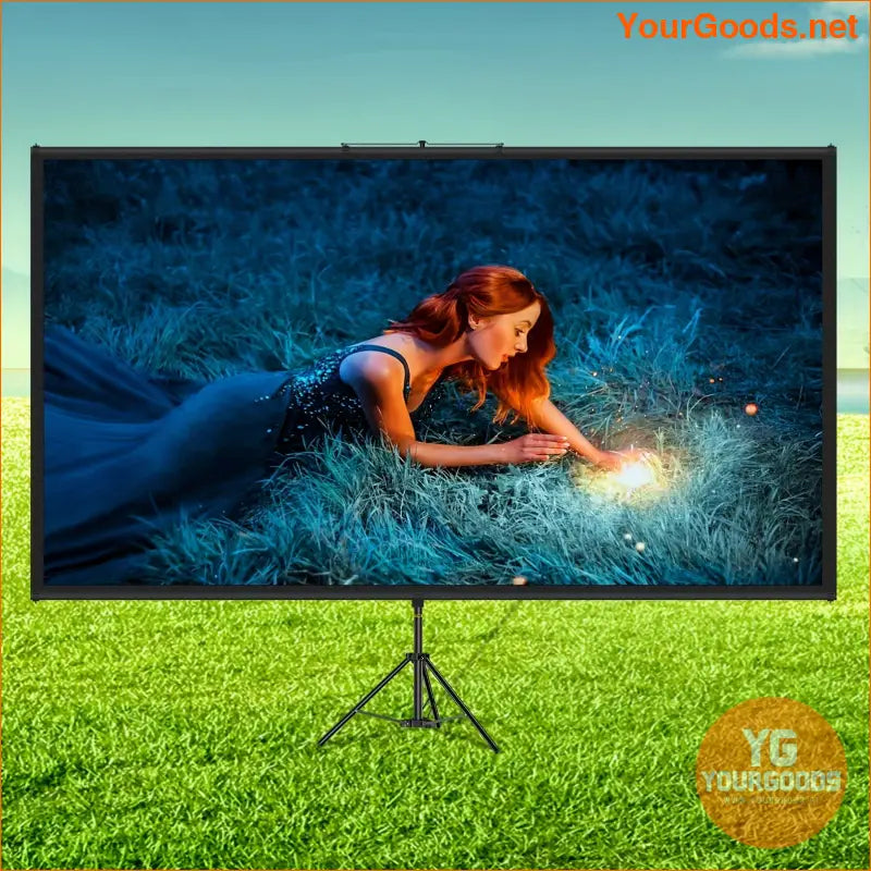 VEVOR 110Inch 4K HD Adjustable Tripod Projector Screen - YourGoods Online Shop