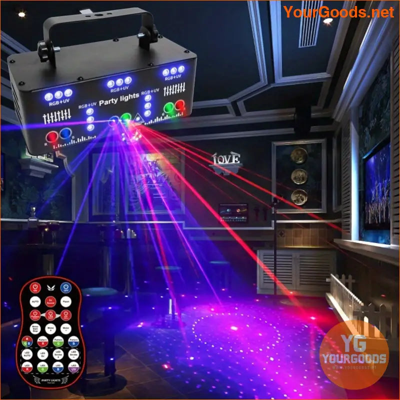 Voice Activated LED DJ Disco Light with Remote Control - YourGoods Online Shop