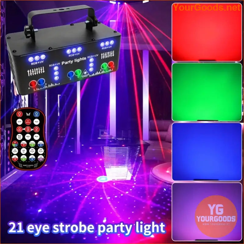 Voice Activated LED DJ Disco Light with Remote Control - YourGoods Online Shop