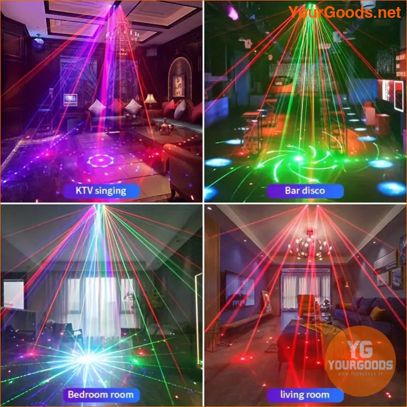 Voice Activated LED DJ Disco Light with Remote Control - YourGoods Online Shop