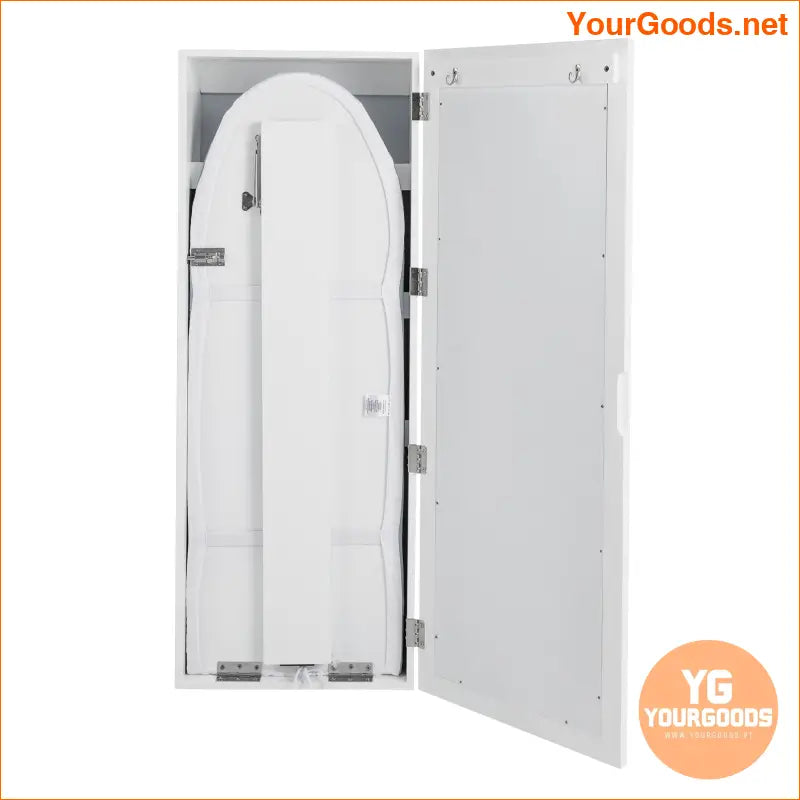 Wall Mounted Ironing Board Cabinet with Mirror - YourGoods Online Shop