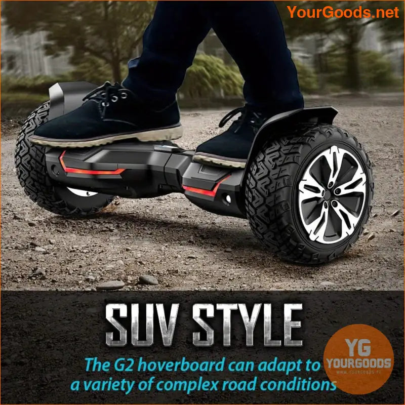 Warrior Pro 85 OffRoad Hoverboard with LED Bluetooth - YourGoods Online Shop