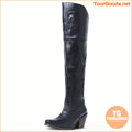 Western Pointy Toe Thigh High Cowboy Boots for Women - YourGoods Online Shop