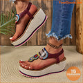 Womens Boho Platform Thong Sandals for Summer - YourGoods Online Shop