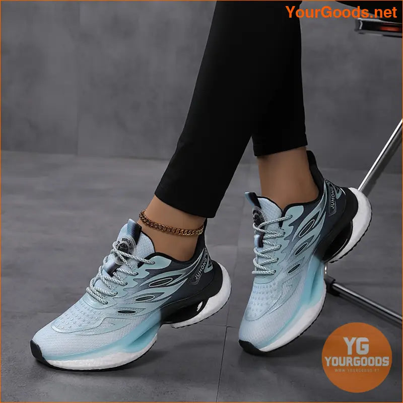 Women's Breathable Mesh Chunky Sneakers, Casual Lace Up Outdoor Shoes, Comfortable Low Top Sport Shoes - YourGoods Online Shop