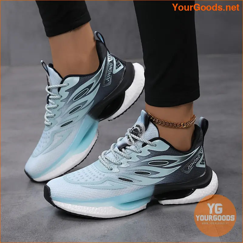 Women's Breathable Mesh Chunky Sneakers, Casual Lace Up Outdoor Shoes, Comfortable Low Top Sport Shoes - YourGoods Online Shop