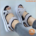 Womens Casual Adjustable Wedge Sandals with Arch Support - YourGoods Online Shop