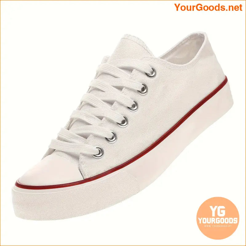 Womens Classic LowTop Canvas Sneakers Lightweight Breathable Easy SlipOn - YourGoods Online Shop