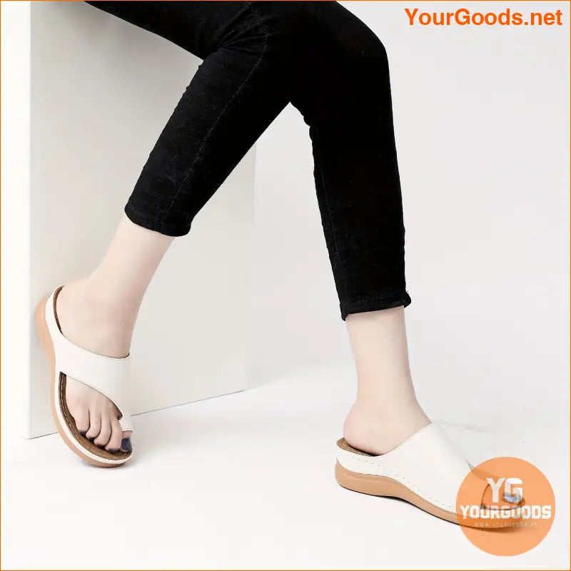 Womens Comfortable Arch Support SlipOn Wedge Sandals - YourGoods Online Shop