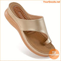 Womens Comfortable Arch Support SlipOn Wedge Sandals - YourGoods Online Shop