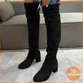 Womens Comfy HighHeeled OvertheKnee Boots - YourGoods Online Shop