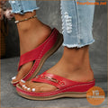 Womens Comfy Wedge Flip Flops with Arch Support - YourGoods Online Shop