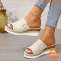 Womens Comfy Wedge Platform Sandals Versatile Summer Slides - YourGoods Online Shop