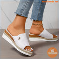 Womens Comfy Wedge Platform Sandals Versatile Summer Slides - YourGoods Online Shop