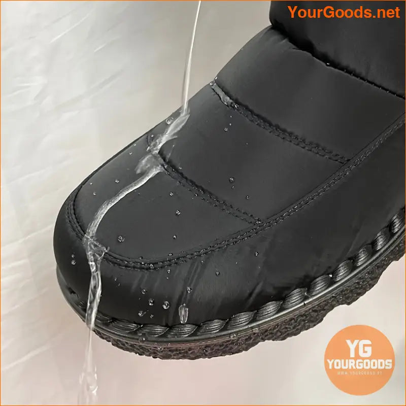 Womens Cozy MidCalf Plush Winter Boots - YourGoods Online Shop