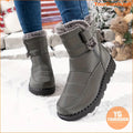 Womens Cozy MidCalf Plush Winter Boots - YourGoods Online Shop