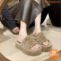 Womens Cozy Plush SlipOn Slippers with Cushioned Insole - YourGoods Online Shop