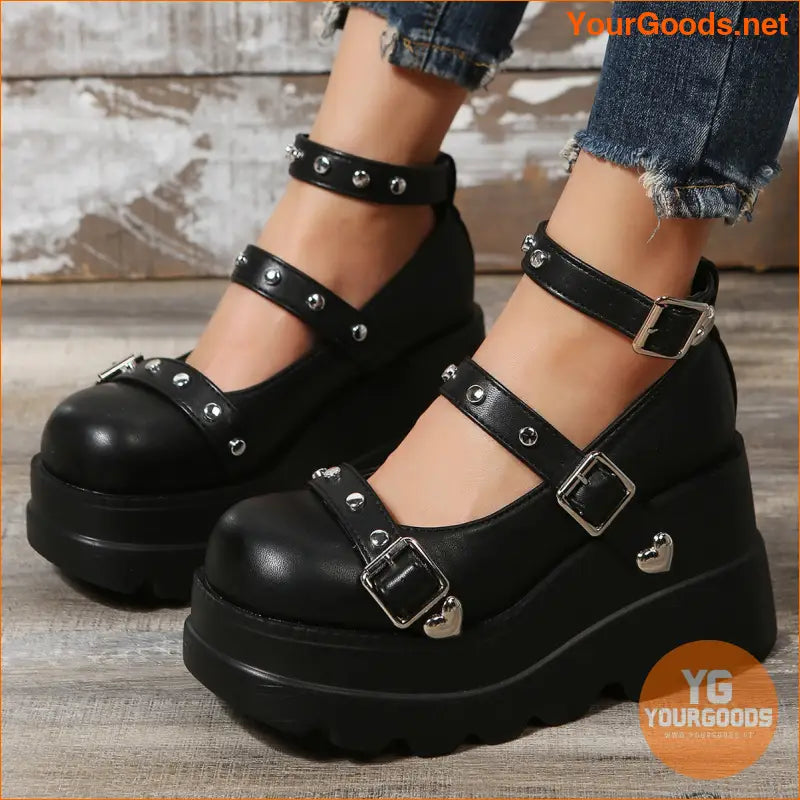 Womens Fashion Metal Beads Wedge Sandals - YourGoods Online Shop