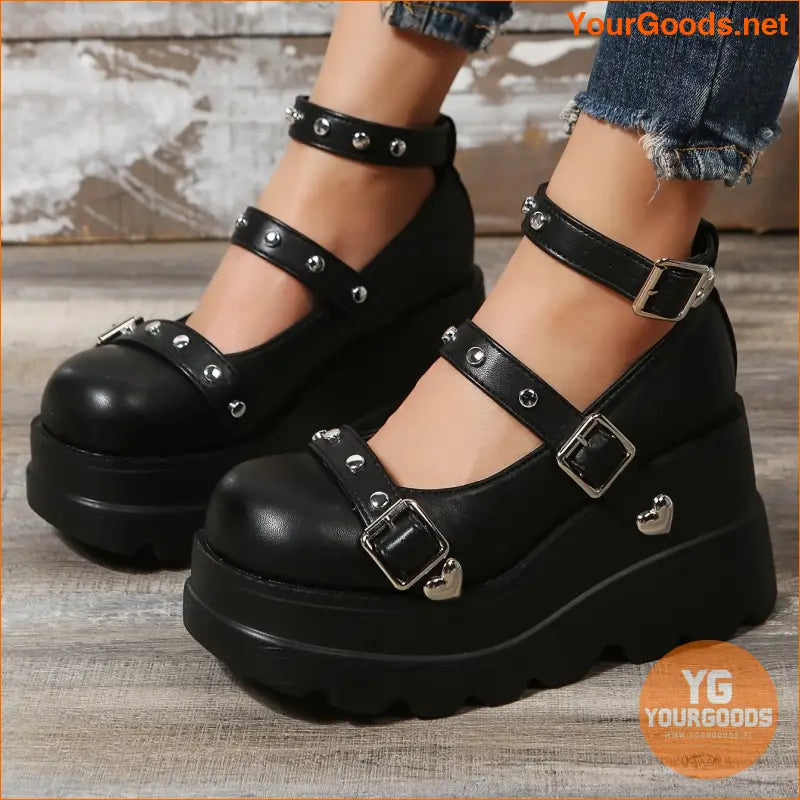 Womens Fashion Metal Beads Wedge Sandals - YourGoods Online Shop