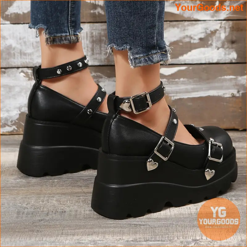 Womens Fashion Metal Beads Wedge Sandals - YourGoods Online Shop