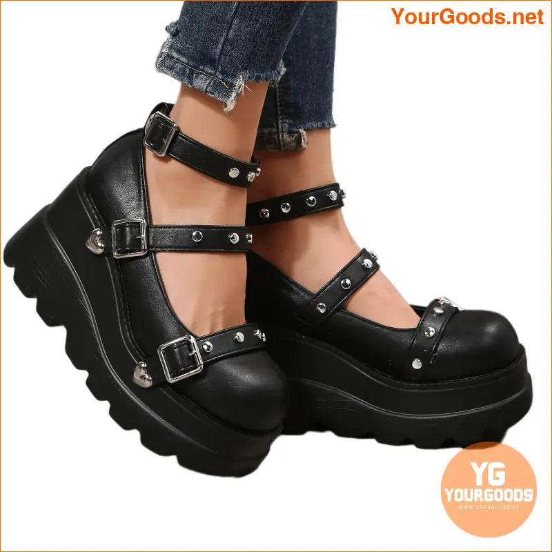 Womens Fashion Metal Beads Wedge Sandals - YourGoods Online Shop