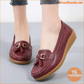 Womens Fashionable Hollow Out Lightweight Loafers - YourGoods Online Shop