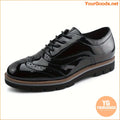 Womens LaceUp Oxford Wingtip Brogue Walking Shoes - YourGoods Online Shop